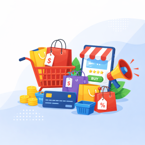 Mua sắm tiết kiệm với kết nối tài chính